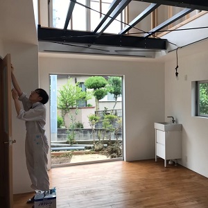 葉山一色リノベーション「猫と共に暮らす家」